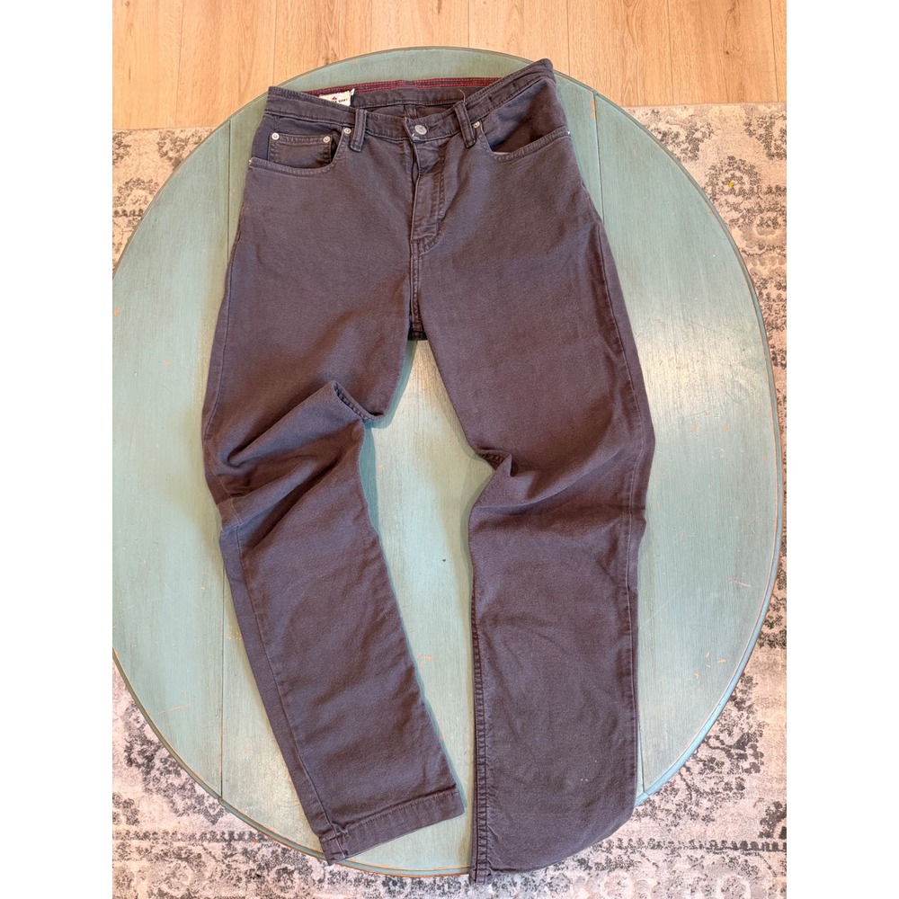 American Giant Roughneck Stretch Canvas Slim Pants Mens‎ 32x32 Charcoal Gray USA